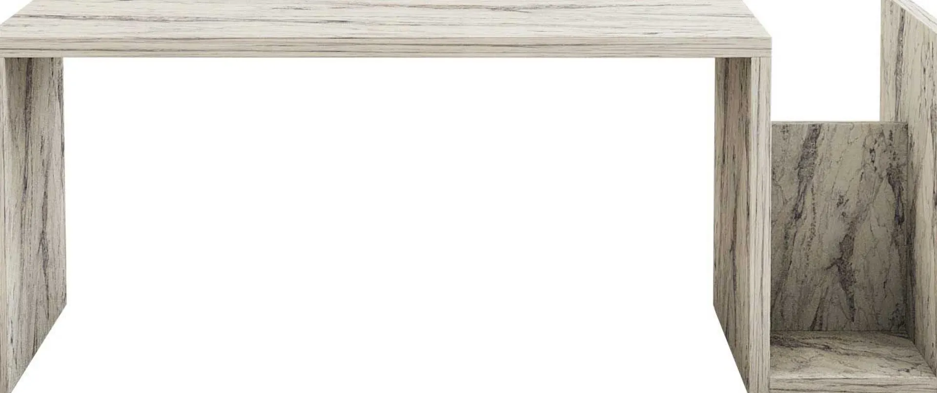 Emob Memo Couchtisch | 100 % MELAMIN | Freesia-Marmor