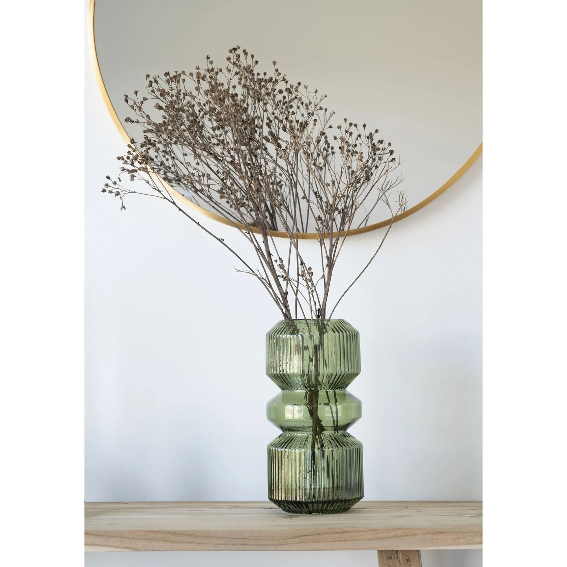 House Nordic Messing Madrid Spiegel ø60 cm | Glas und Aluminium