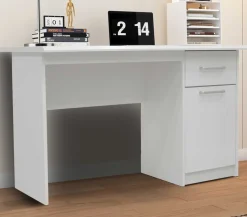 Kinder Rousseau Milou es Bureau 1 Schublade 1 Tür | H-75 x B-121 x T-60 cm