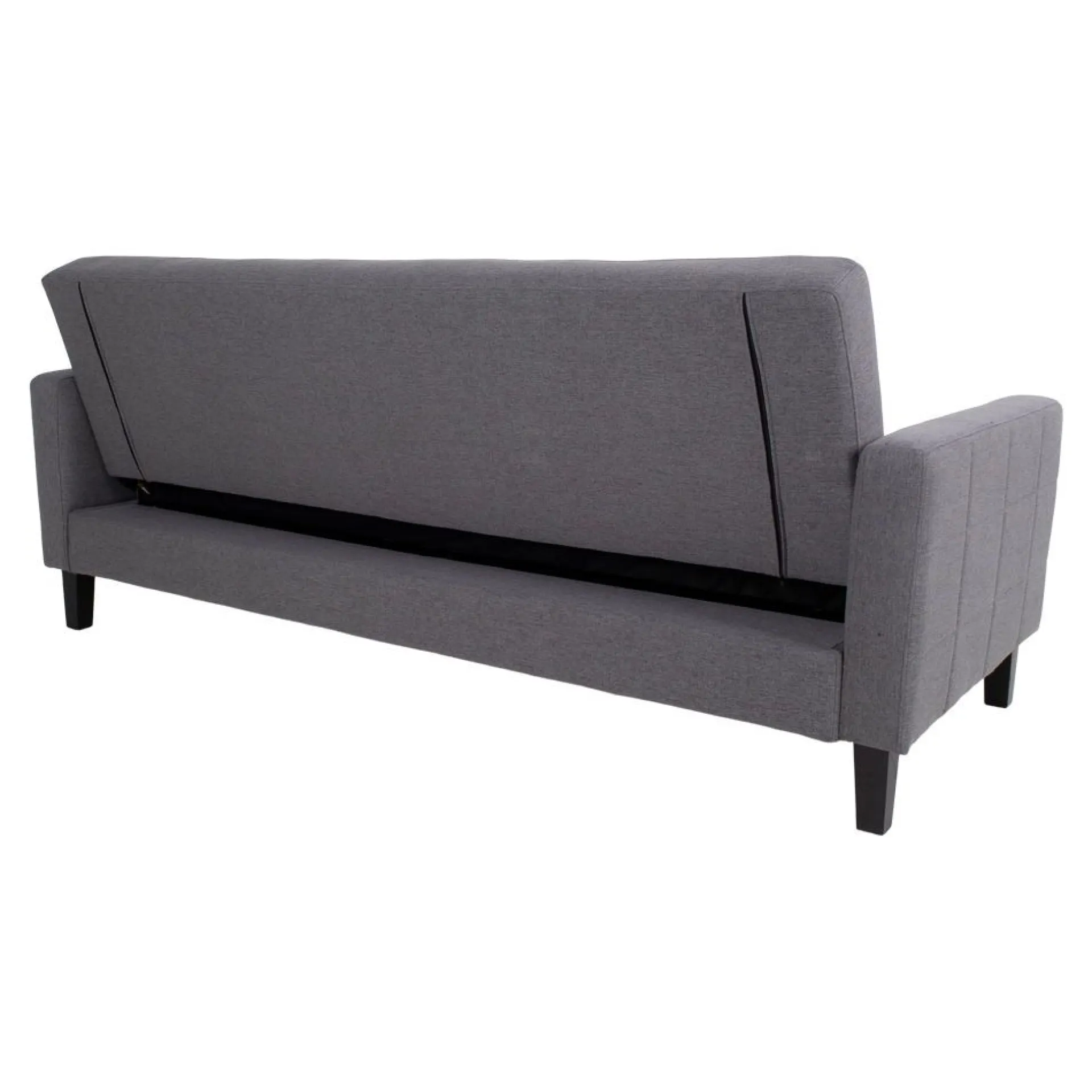 House Nordic Milton Schlafsofa - 204x85x81cm - mit Stauraum -