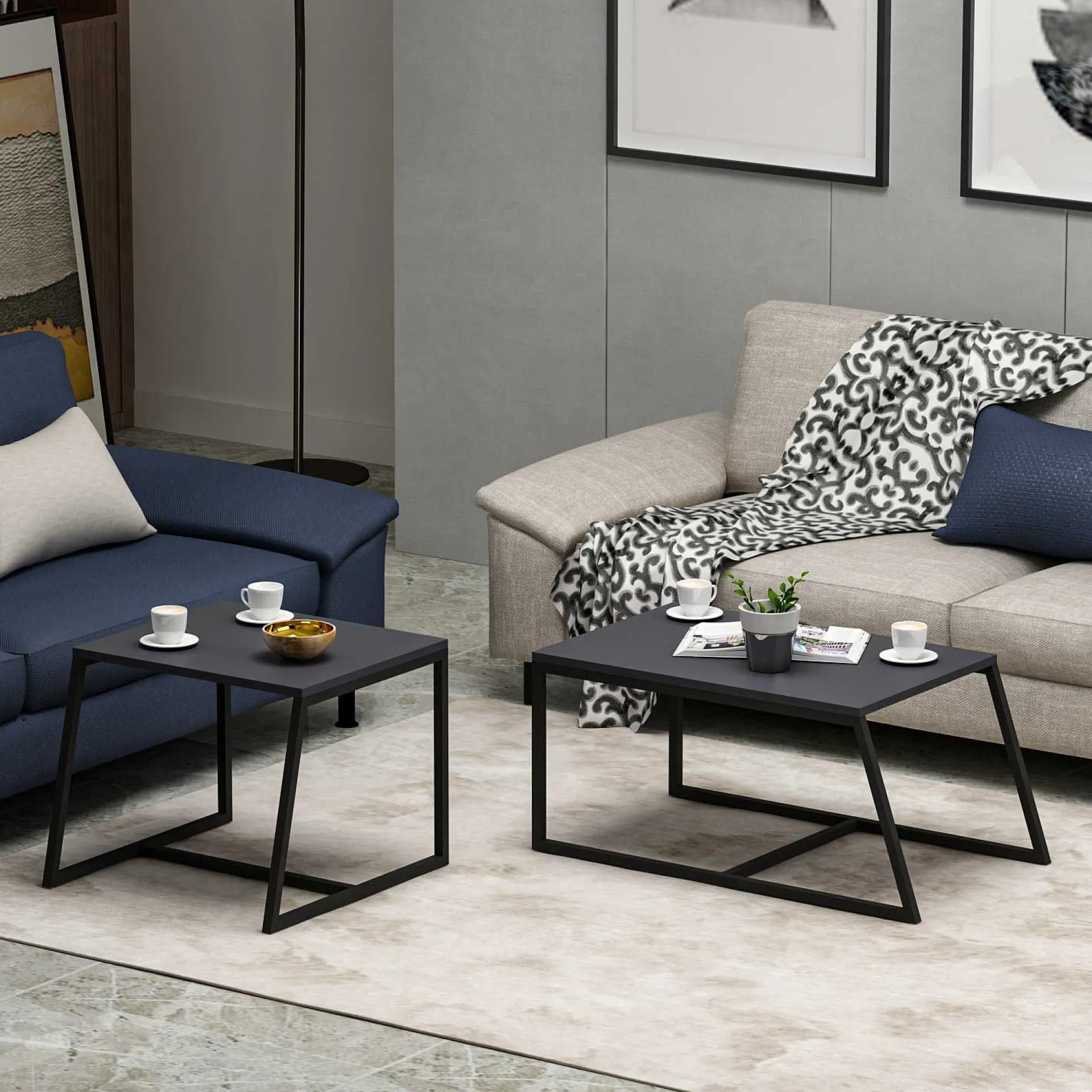 Emob Minimal Couchtisch | 100 % MELAMIN |