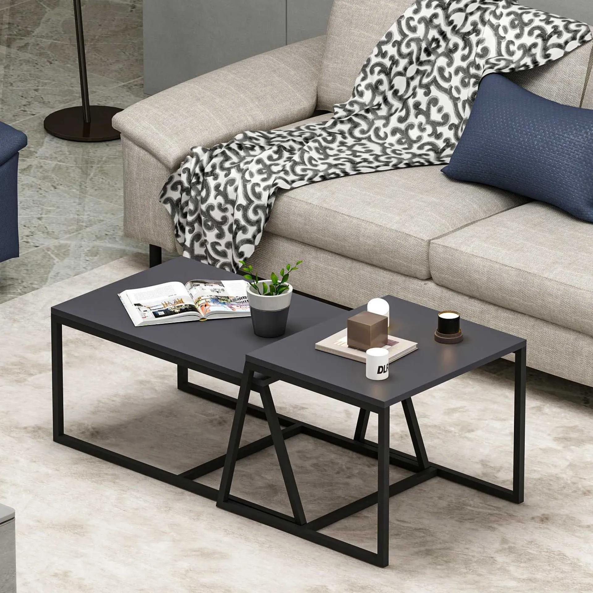 Emob Minimal Couchtisch | 100 % MELAMIN |