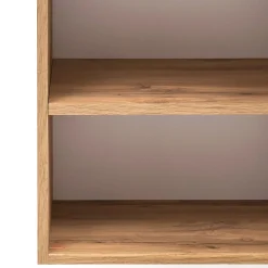 Mittelgroßer Aufbewahrungsschrank Varese | 65 x 35 x 130 cm | Betonfarbenes Design