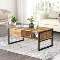 Emob ML34 Couchtisch | 100 % MELAMIN | Atlantische Kiefer