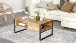 Emob ML34 Couchtisch | 100 % MELAMIN | Atlantische Kiefer
