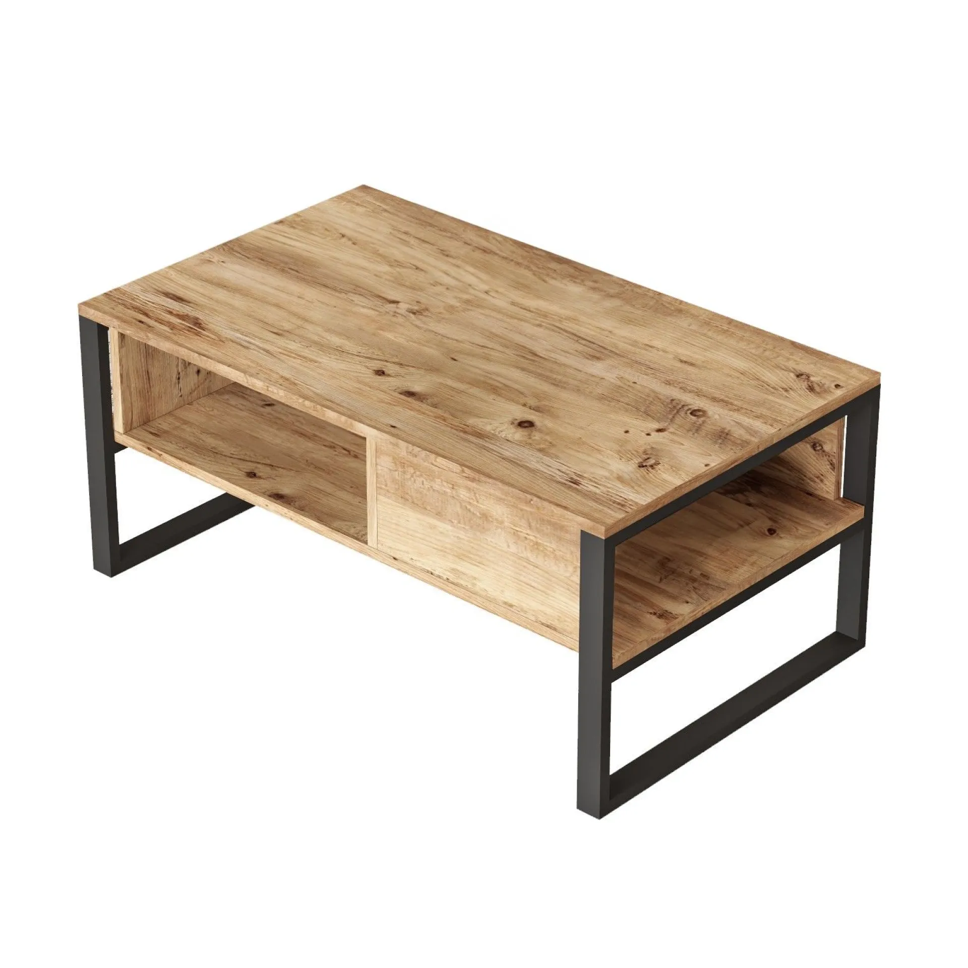 Emob ML34 Couchtisch | 100 % MELAMIN | Atlantische Kiefer