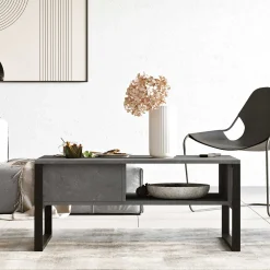 Emob ML34 Couchtisch | 100 % MELAMIN | Silber