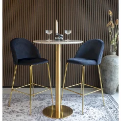 House Nordic Moderner Bozener Stehtisch - er Marmor und Messing