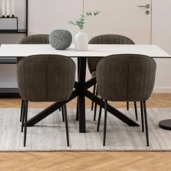 Emob Moderner er Keramik-Esstisch, 160x90cm