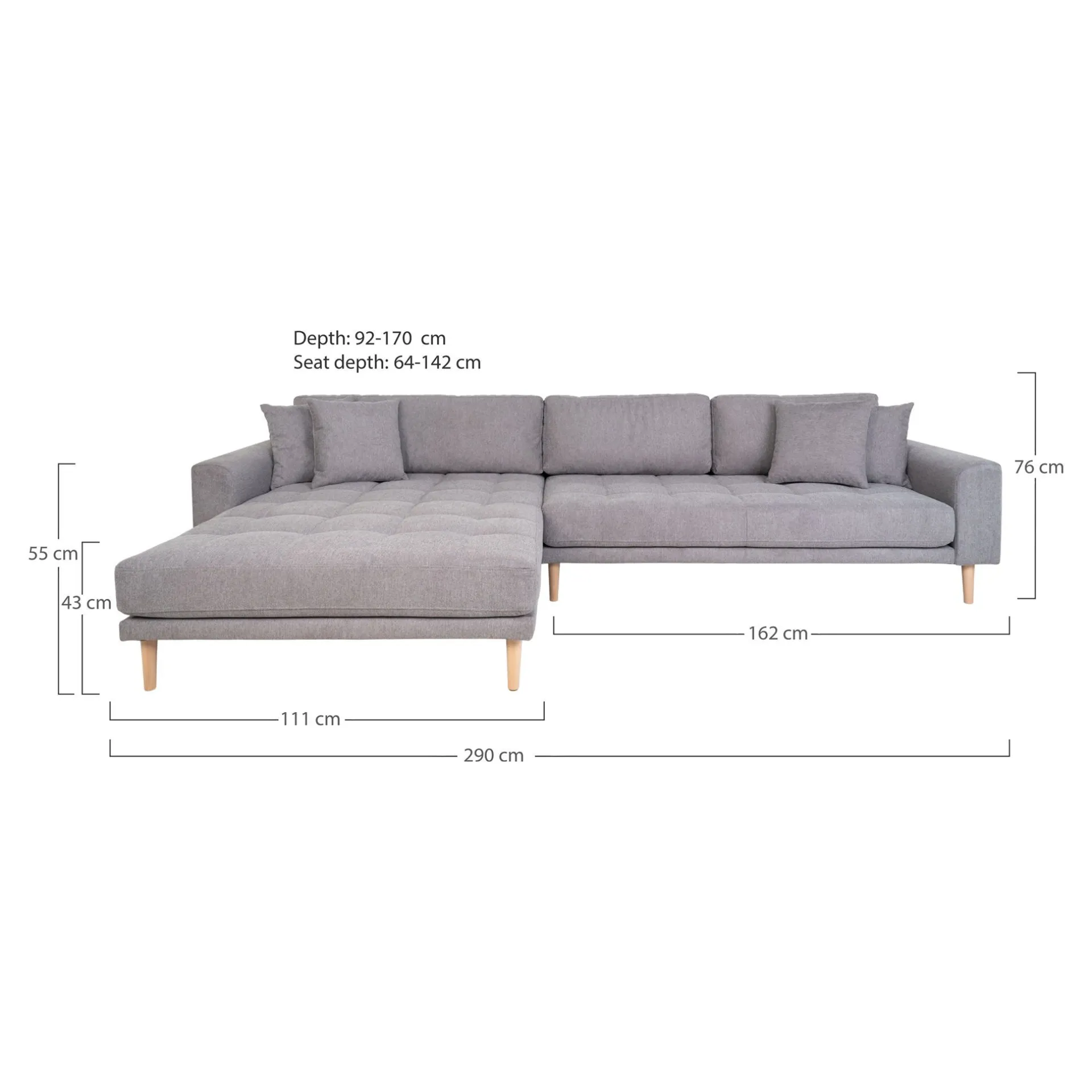 House Nordic Modernes Lido Lounge Sofa - Hell