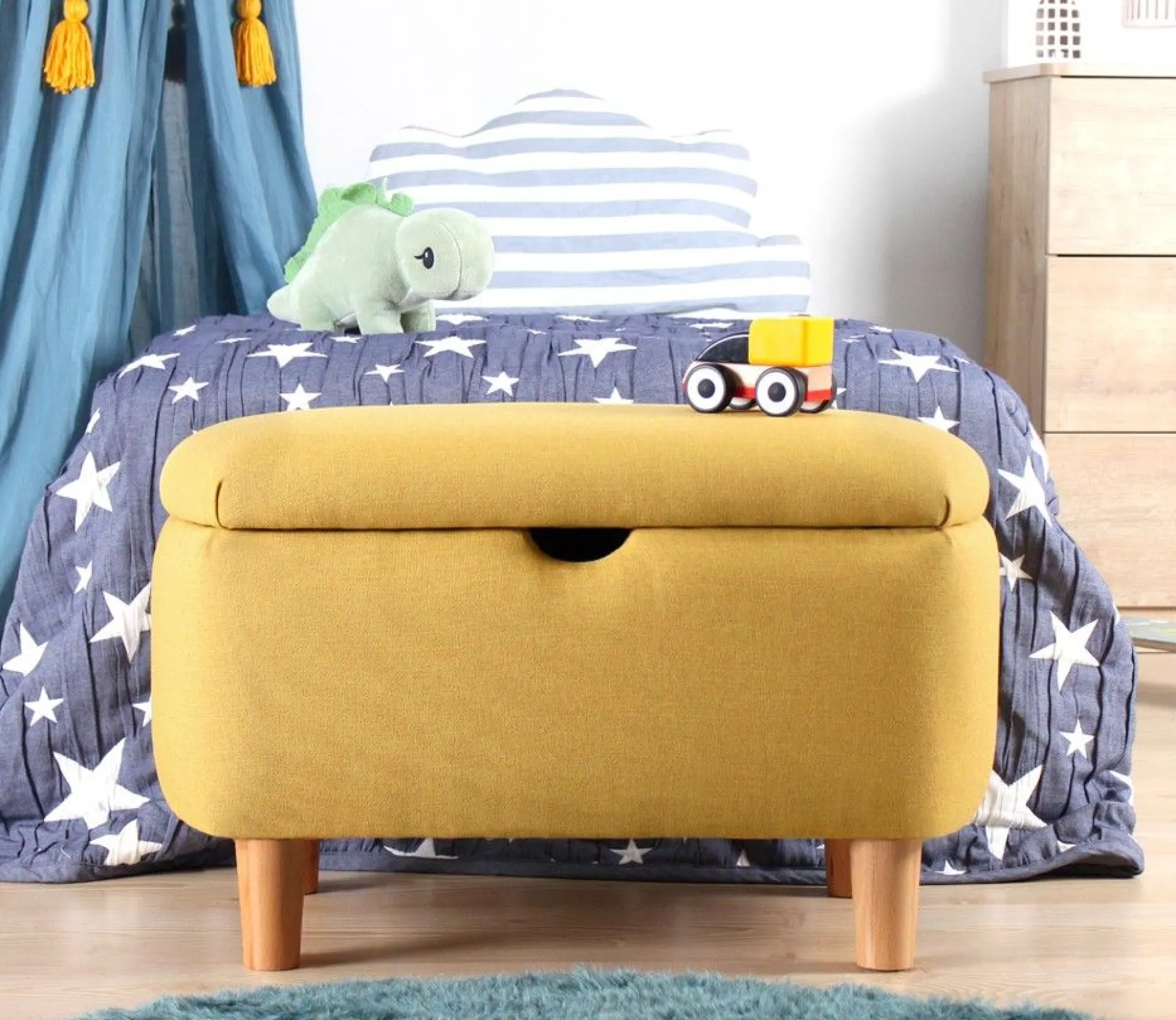 Kinder Emob Moouv C Sitzpuff | 50 % BAUMWOLLE / 50 % SAMT |