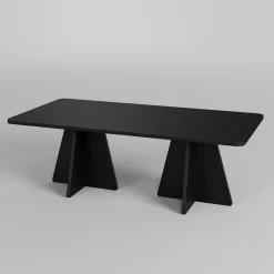 Emob Mushroom Couchtisch | 100 % MELAMIN | Schwarz