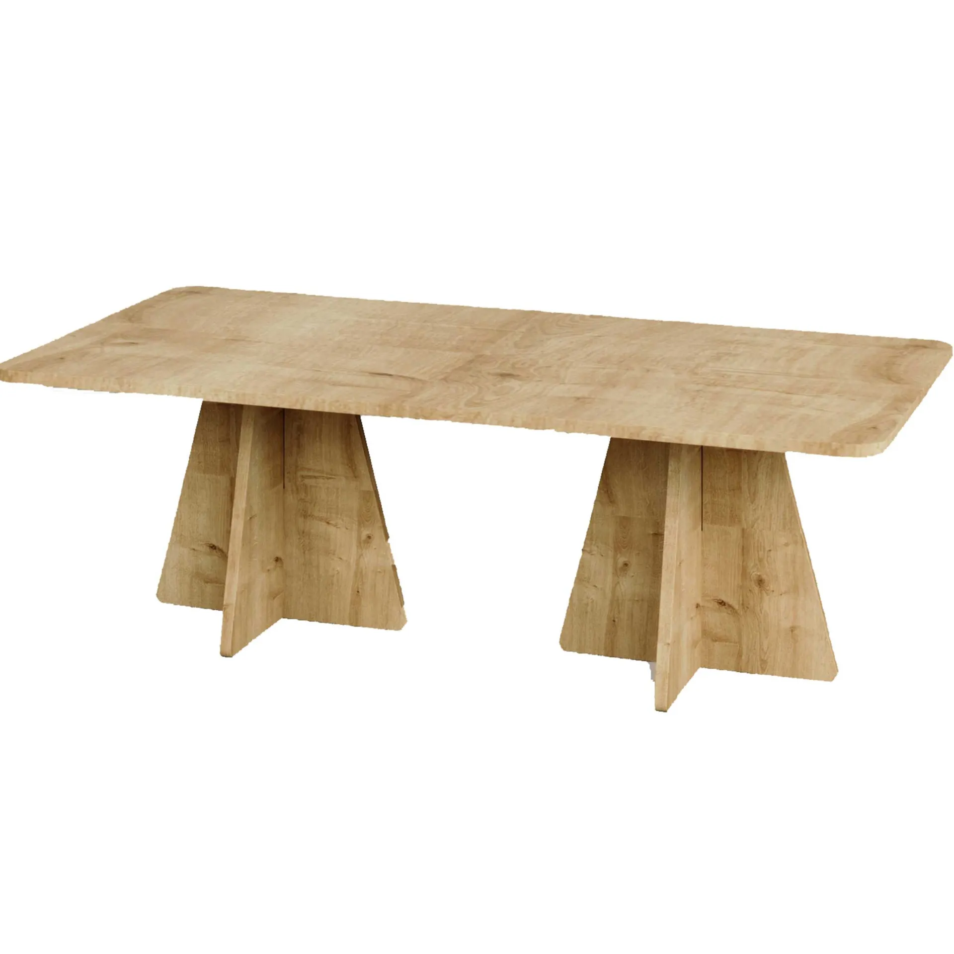 Emob Mushroom 2 Couchtisch | 100 % MELAMIN | Saphir-Eiche