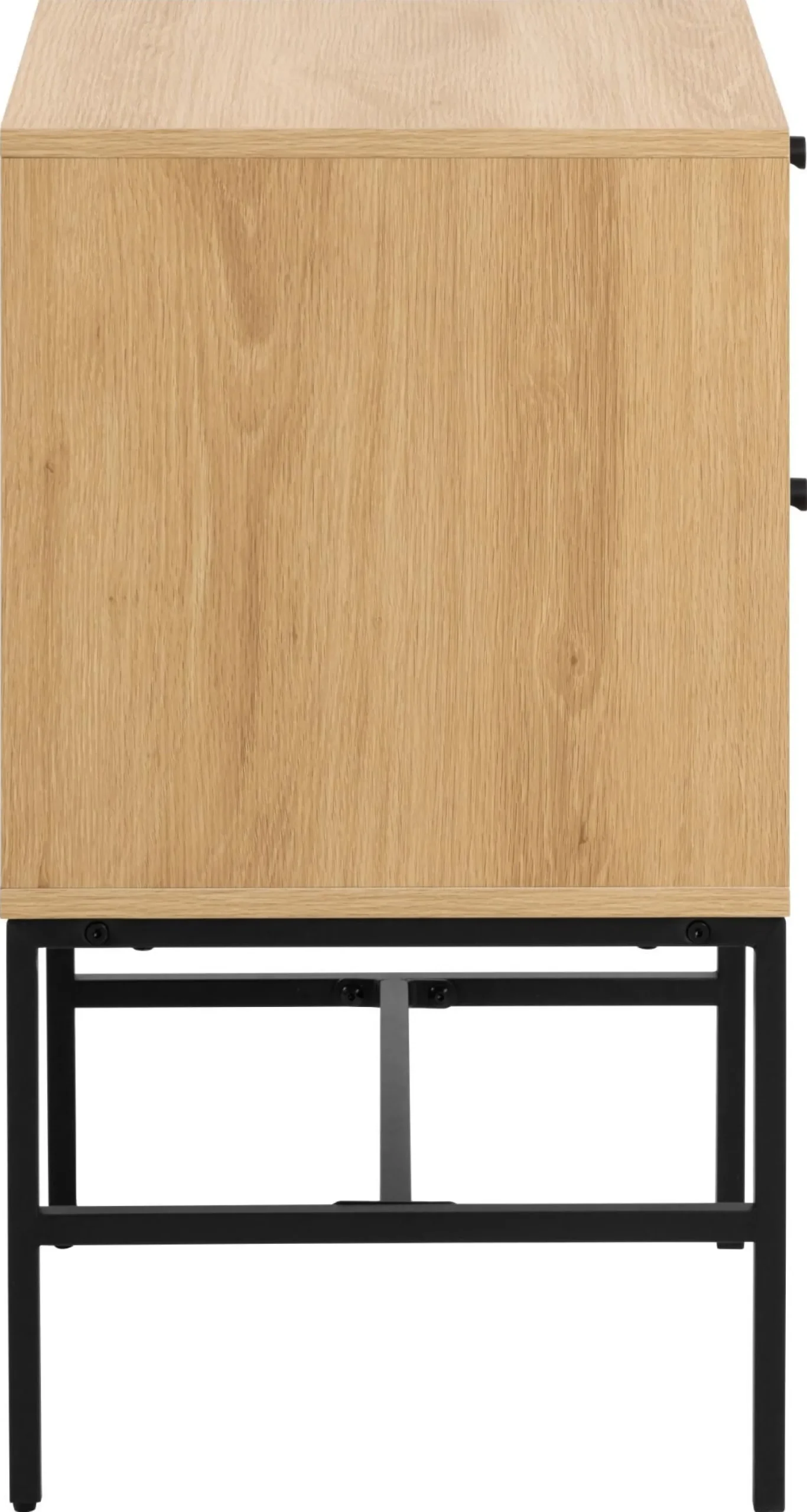 Nachttisch Albany - 46x40x70cm - 2 Schubladen - Eiche Dekor