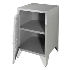 Nachttisch Bronxx Metall 40x60 - matt grau