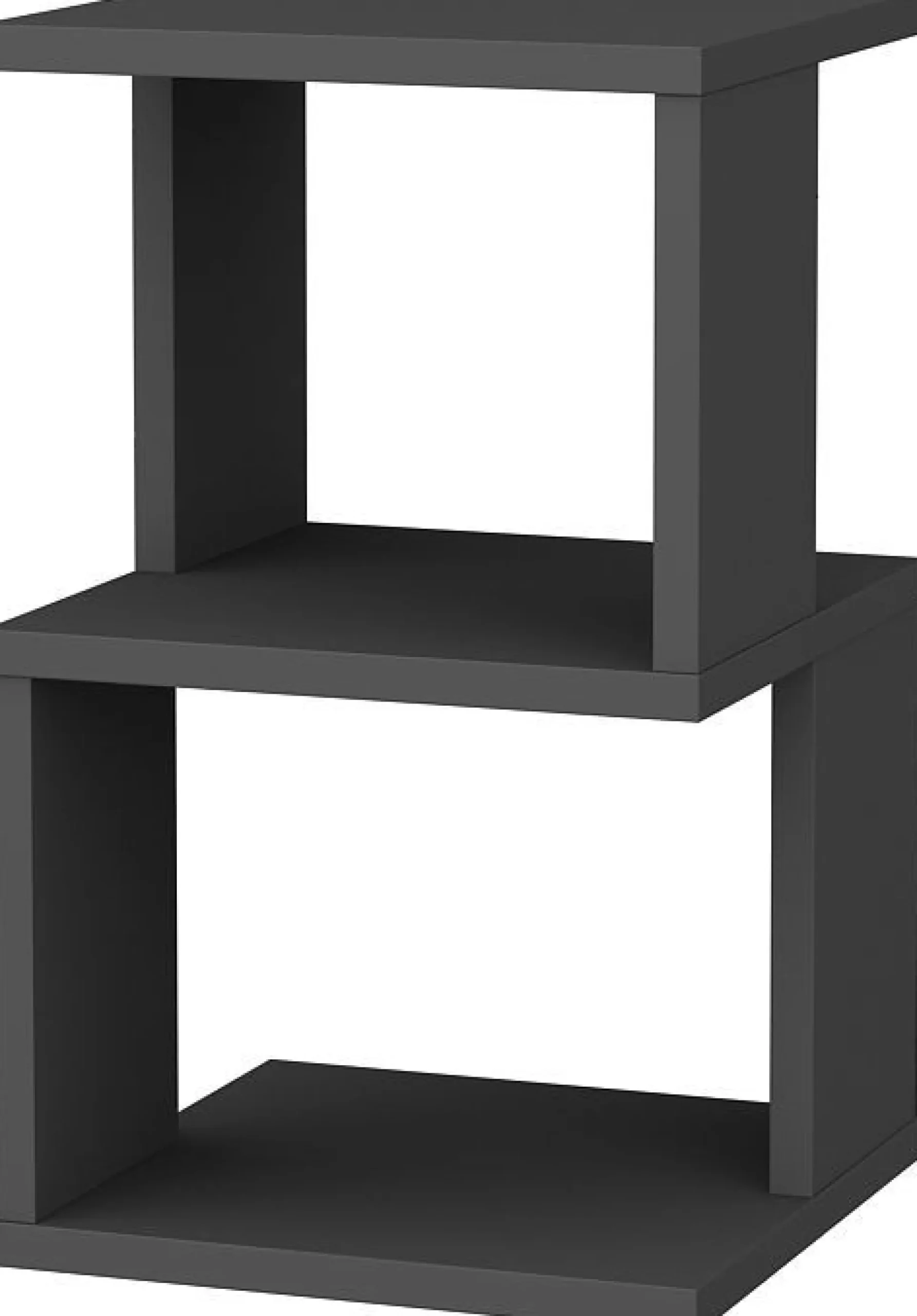 Emob Nachttisch Carter - 100% MELAMINE - - 29,6 x 49,4 x 29,6 cm