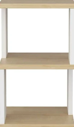 Nachttisch Carter - 100% MELAMINE - Eiche - 29,6 x 49,4 x 29,6 cm