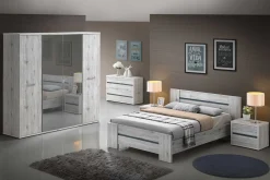 Nachttisch Forever 1 Schublade - grau