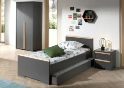 Nachttisch London softclose - anthrazit