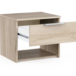 Nachttisch Micheline - 44x37x38cm - mit Schublade - Eiche Dekor
