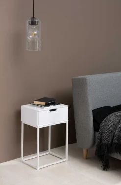 Nachttisch Mistra 1 Schublade - weiß
