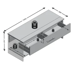 Nala Schuhschrank/Sitzbank