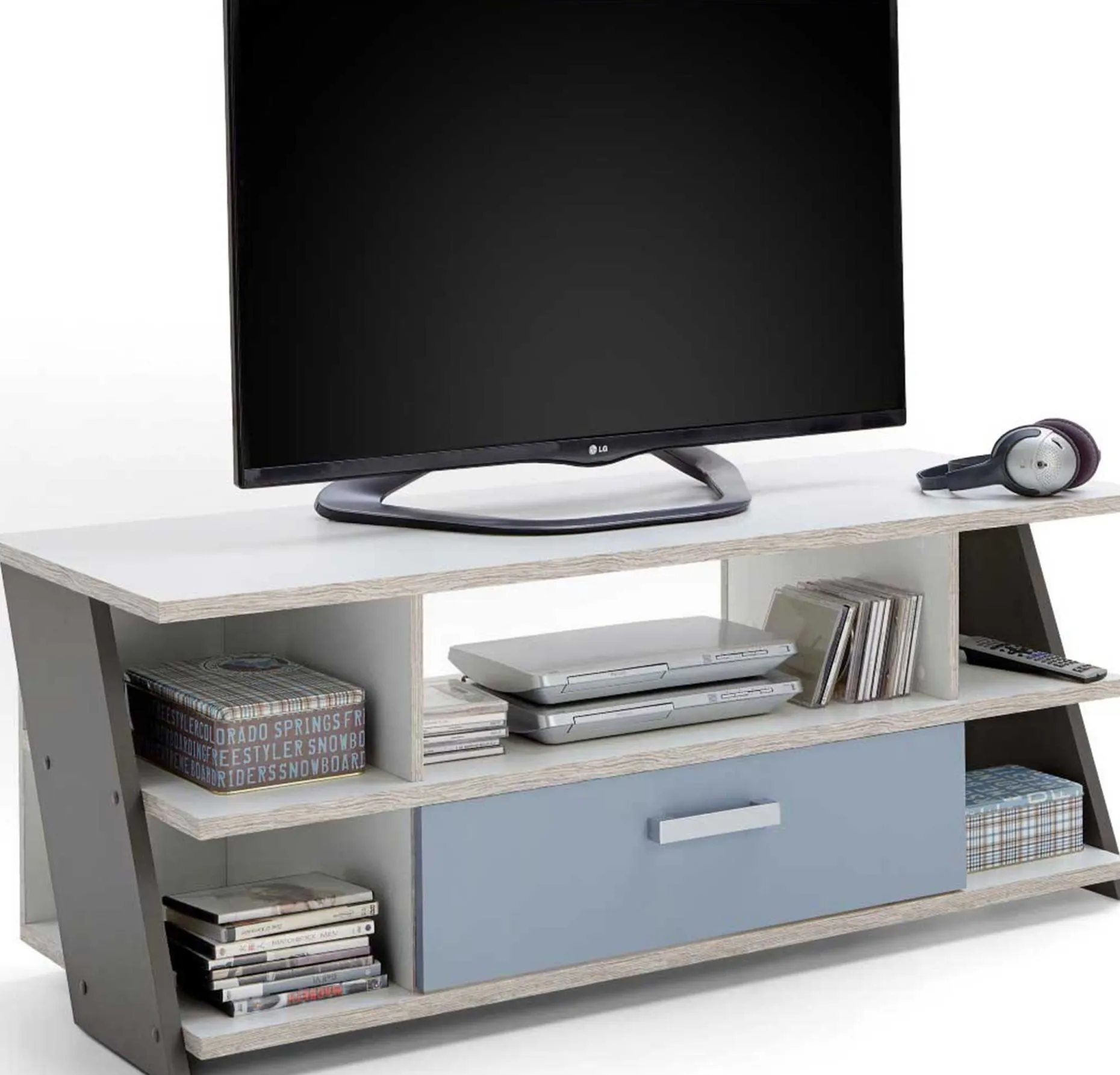 Nano 135cm Fernsehmöbel - grau