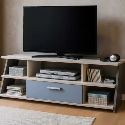 Nano 135cm Fernsehmöbel - grau
