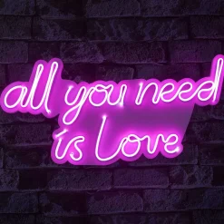 Emob Neon Graph Dekorative LED-Beleuchtung aus Kunststoff | | 32 x 60 x 2 cm