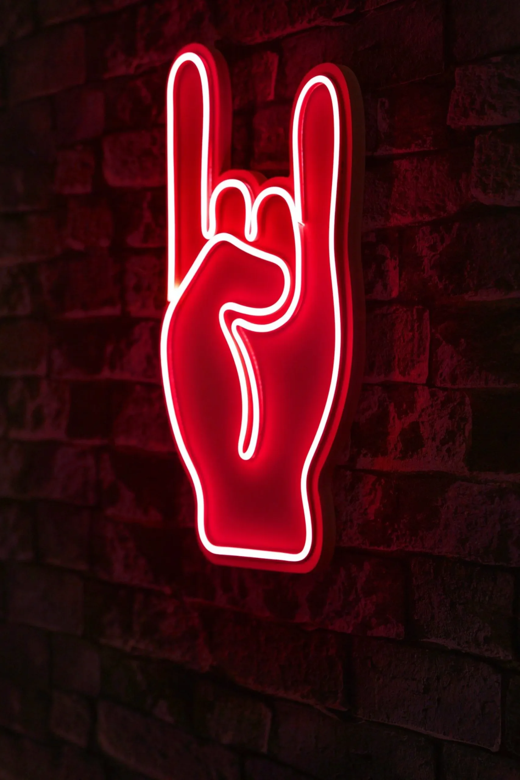 Emob Neon Graph Dekorative LED-Beleuchtung aus Kunststoff | | 25 x 44 x 3 cm
