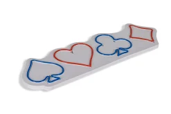 Emob Neon Graph Dekorative LED-Beleuchtung aus Kunststoff | Mehrfarbig | 57 x 17 x 2 cm