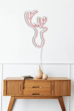 Emob Neon Graph Dekorative LED-Beleuchtung aus Kunststoff | | 21 x 34 x 2 cm