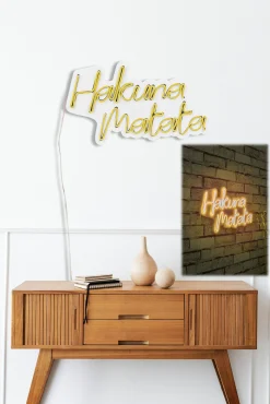 Emob Neon Graph Dekorative LED-Beleuchtung aus Kunststoff | | 47 x 29 x 2 cm