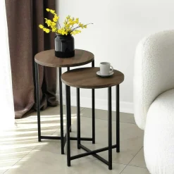 Emob Neta Couchtisch | Kiefernholz | Walnuss