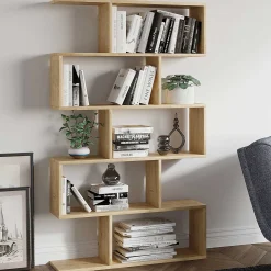 Nilüfer Bücherregal | 100 % MELAMIN | Eiche