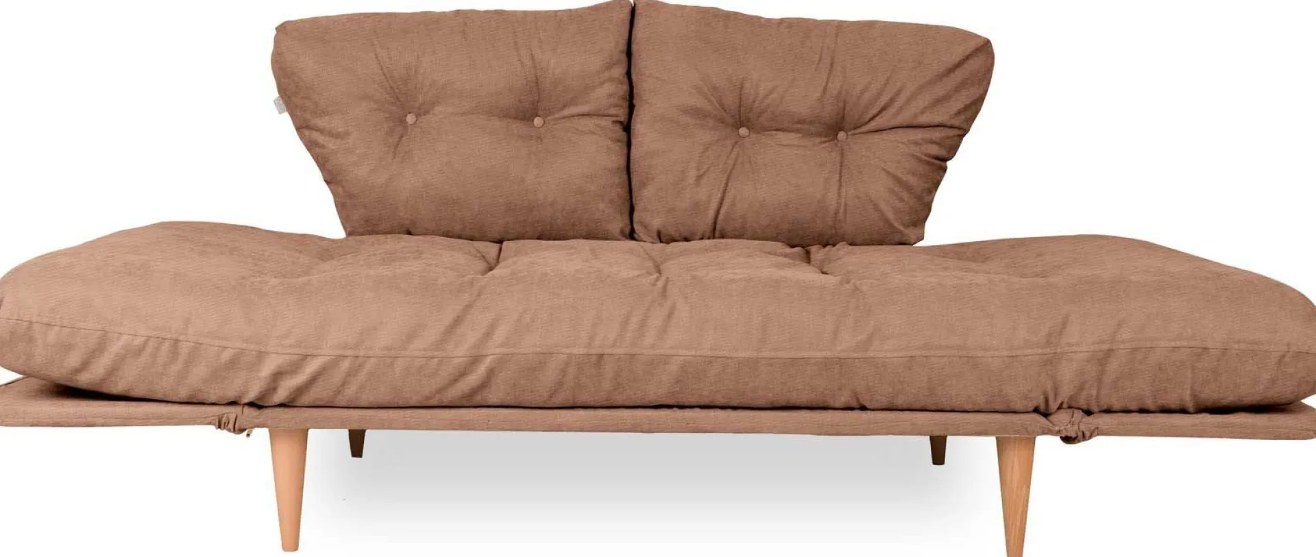 Emob Nina 3-Sitzer-Schlafsofa | Metallrahmen | Hell