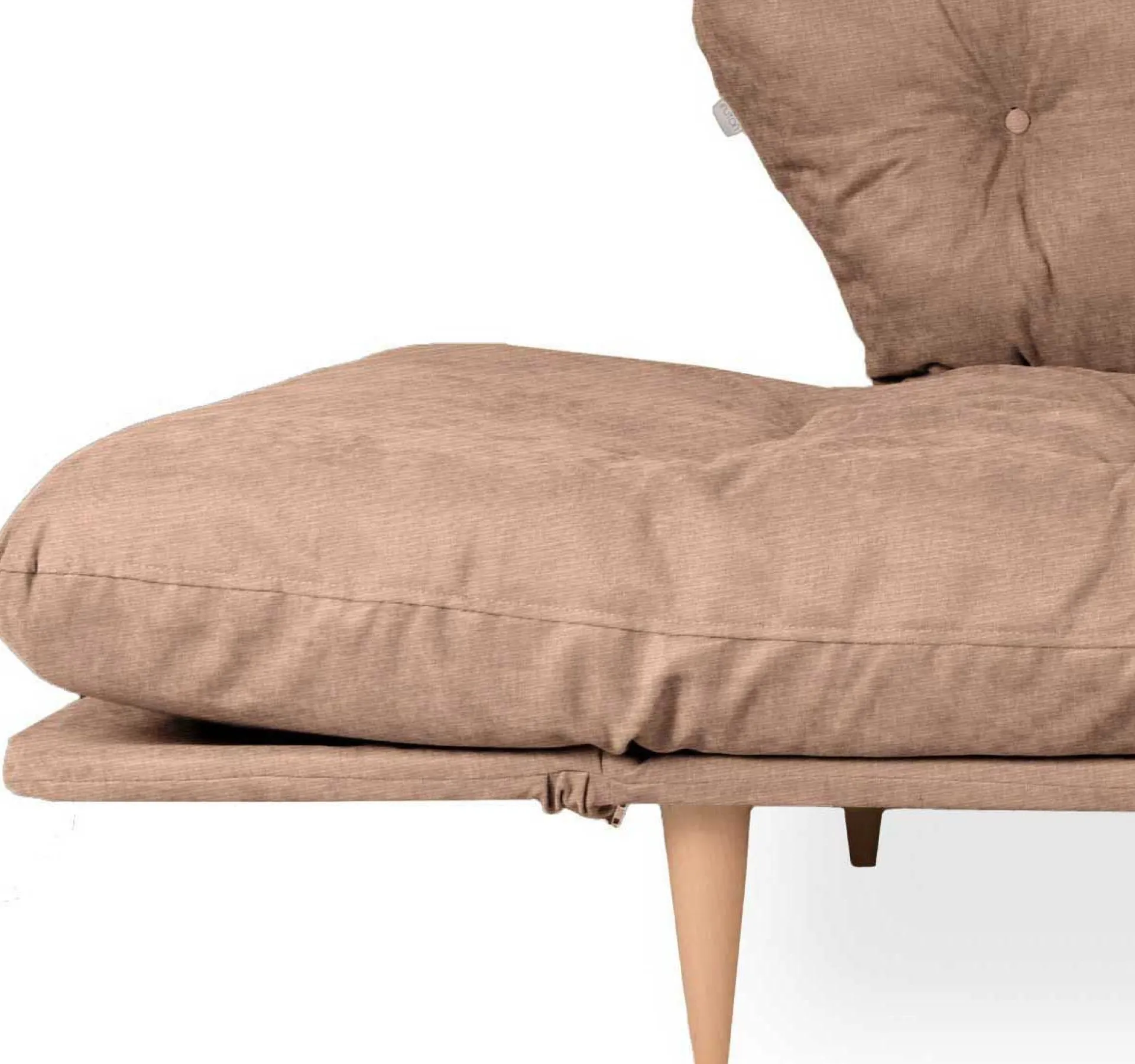 Emob Nina 3-Sitzer-Schlafsofa | Metallrahmen | Hell