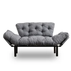 Emob Nitta 2-Sitzer-Schlafsofa | Metallrahmen |