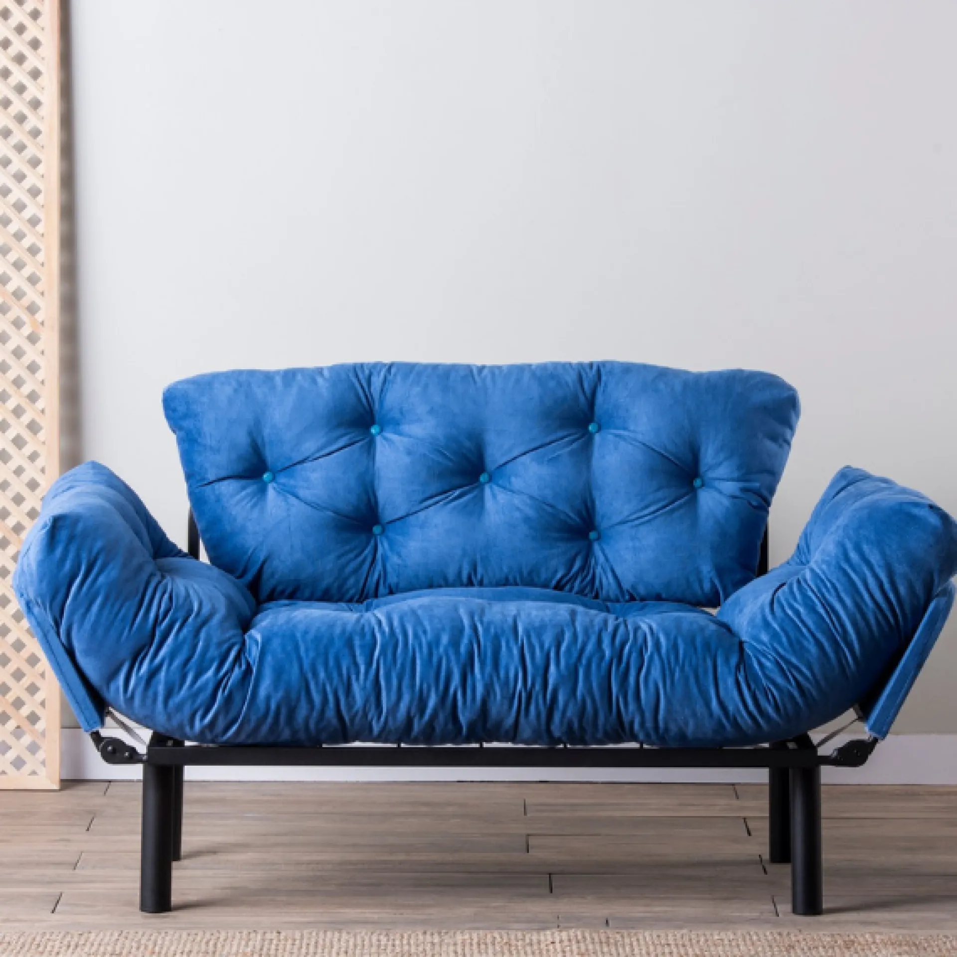 Emob Nitta 2-Sitzer-Schlafsofa | Metallrahmen |