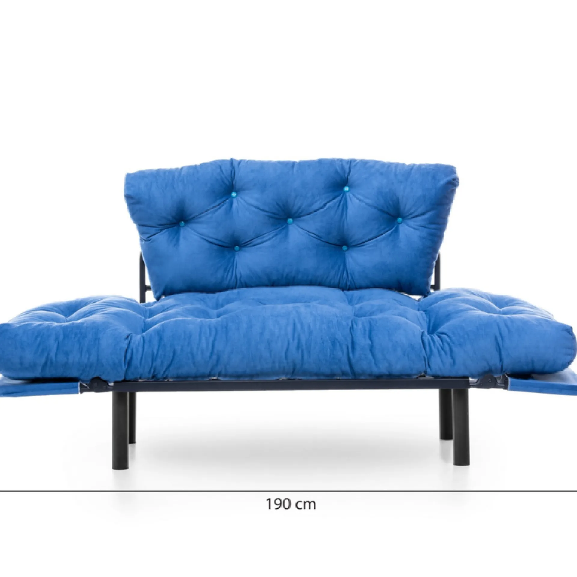 Emob Nitta 2-Sitzer-Schlafsofa | Metallrahmen |