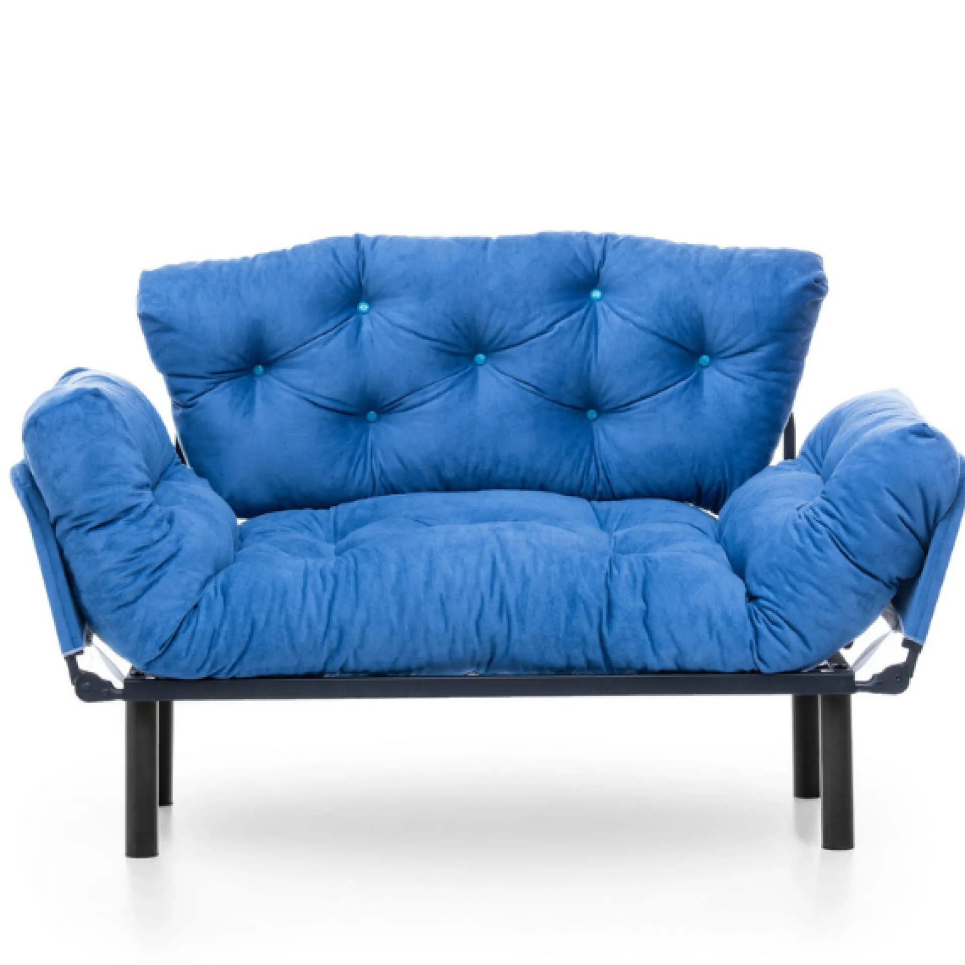 Emob Nitta 2-Sitzer-Schlafsofa | Metallrahmen |