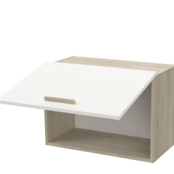 Oberschrank Romanie 60 cm 1 Flügeltür-Kronberg Eiche/Mattweiß