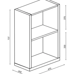 Kinder Trasman Offener Aktenschrank Bo0 -