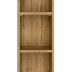 Offener Badezimmerschrank Malvo 25cm 4 Einlegeböden - Eiche