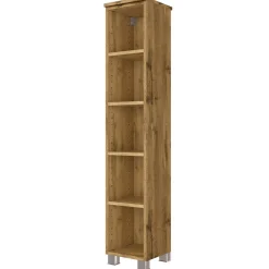 Offener Säulenschrank Gene 25cm - wotan Eiche Dekor