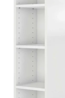 Offener Säulenschrank Gene 25cm - weiß