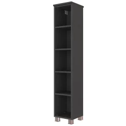 Offener Säulenschrank Gene 25cm - graphitgrau