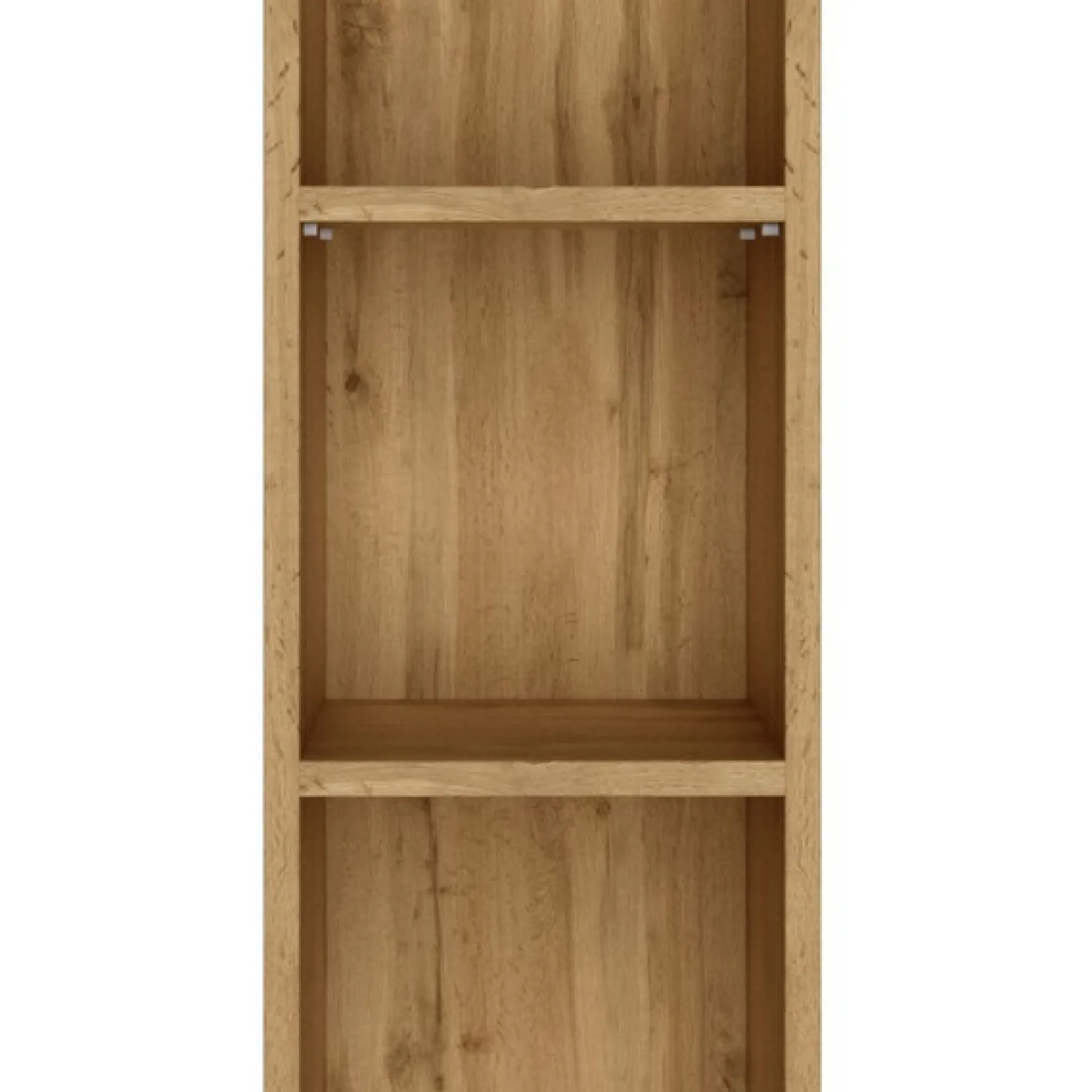 Offener Säulenschrank Malvo 25cm 5 Fachböden - Eiche