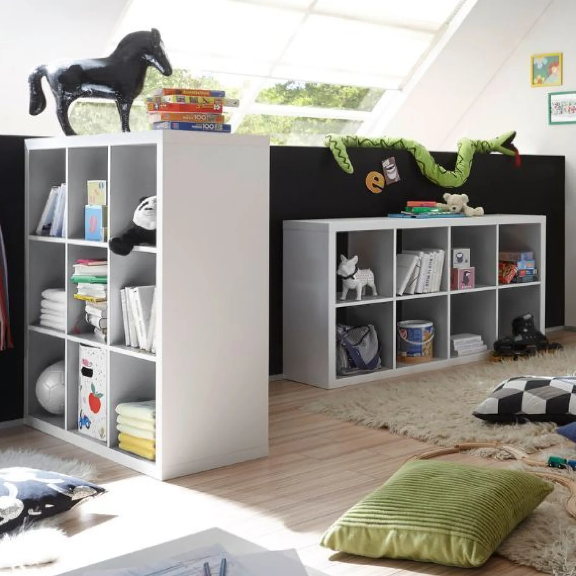 Offenes Bücherregal Style | 77 x 38 x 147 cm | Weiß