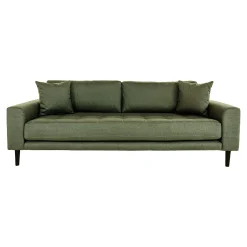 House Nordic Olives Lido 3-Sitzer Sofa mit schwarzen Beinen